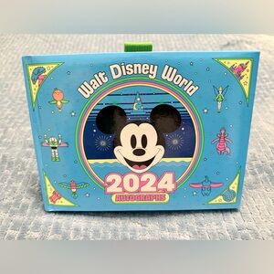 Walt Disney World 2024 Autograph Book  with pen holder NWT